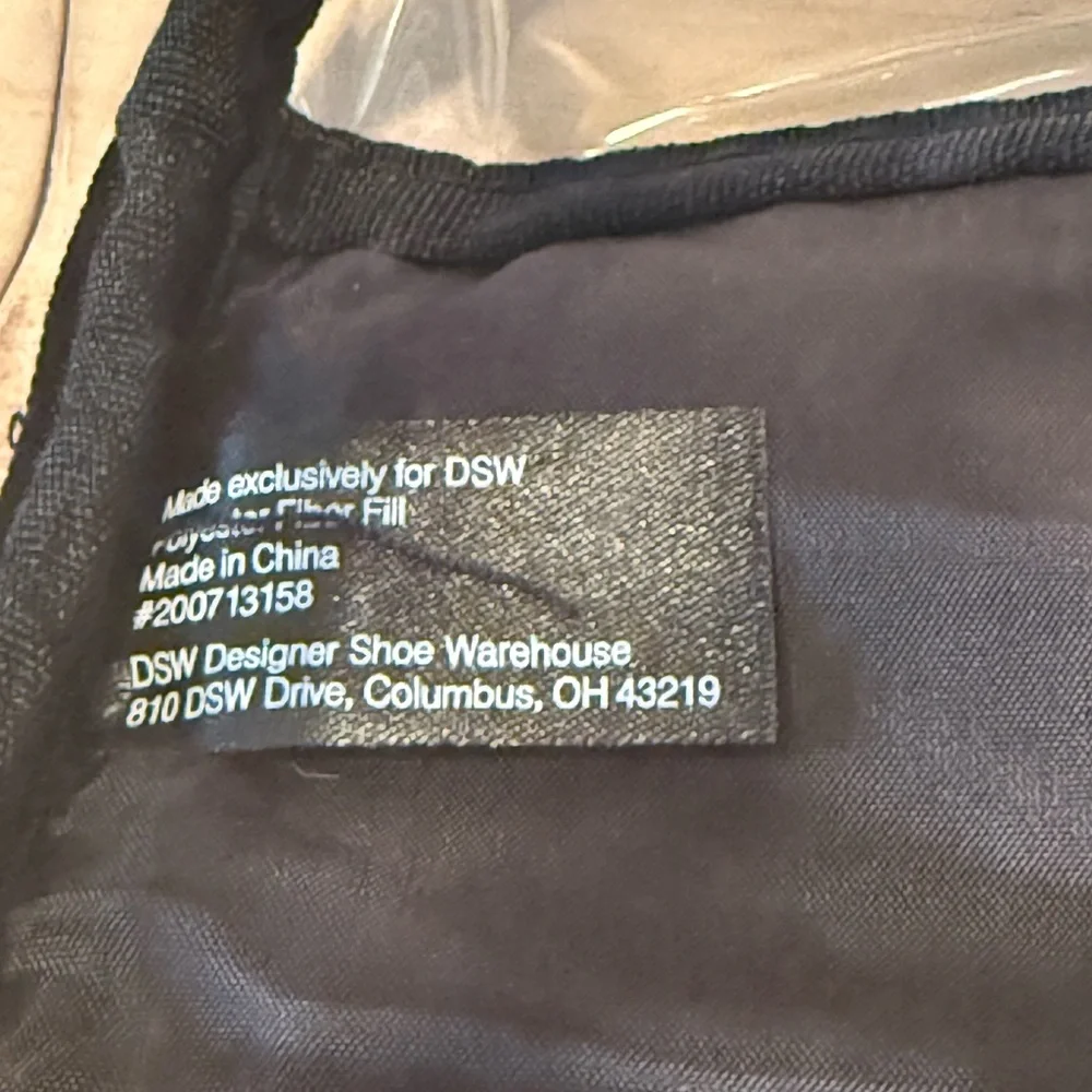 DSW Clear Tote with Black Accents - Picture 4 of 4